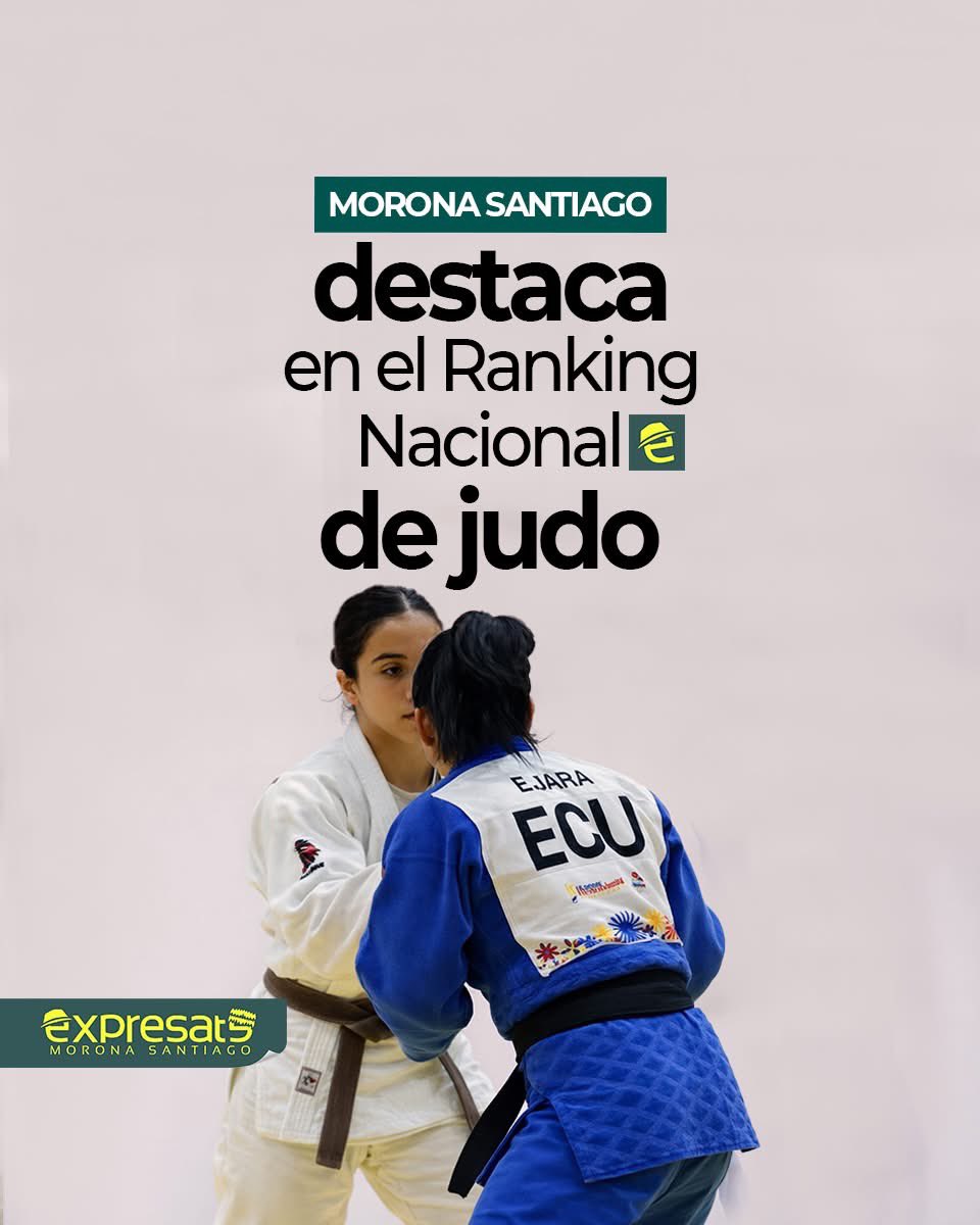 [DEPORTES] NUESTRA GENTE: #MoronaSantiago, judocas sumaron varias medalles en el Ranking Nacional desarrollado en la ciudad de Guayaquil 🥋

#JunglaDeportiva 🏆 

Del 26 de febrero al 01 de marzo del 2026, en el coliseo de artes marciales "José Decimavilla" de Guayaquil, nuestros