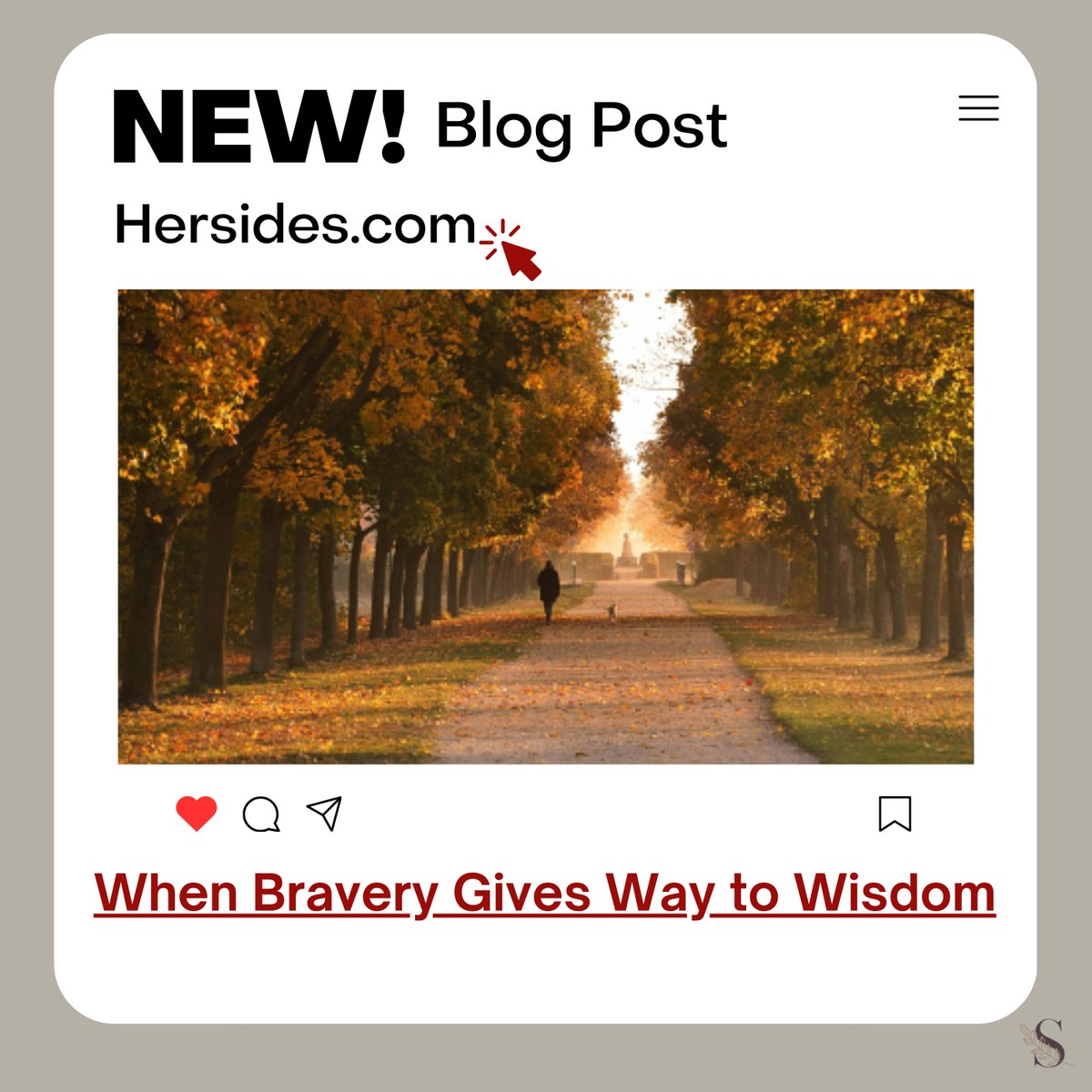 There comes a moment when pushing harder and saying yes to everything no longer feels right.

The bravery that built the early chapters of life slowly gives way to something deeper: wisdom.

A reflection on learning to live well in every season.

hersides.com/2026/03/when-b…
