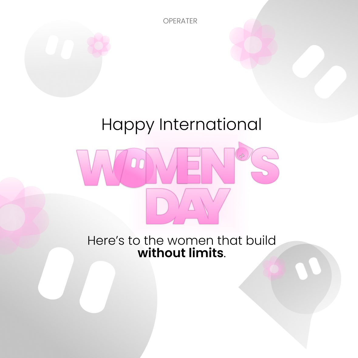 operaterio's tweet photo. To the women who innovate, the women who lead, and the women who build without limits; today is for you. 🚀💗
Happy International Women’s Day! 🛠️✨

Who is a woman in your network who inspires you? Tag them below! 👇

#WomenInTech #WomenInLeadership https://t.co/8UuwUUdgdF