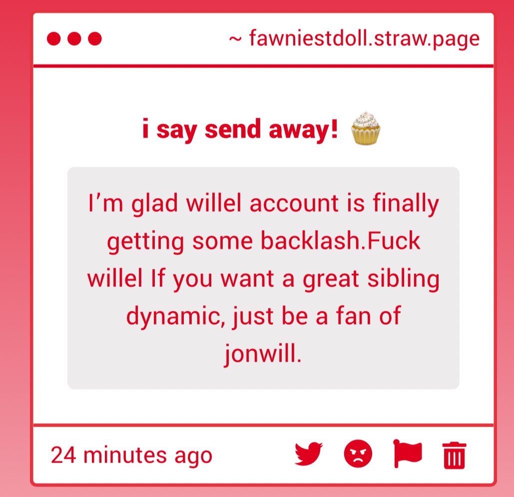 mostcakie's tweet image. yall pls stop bringing that fraudulent fad up to me bc i’m #prettysure theyre talking abt me on their priv acc but YES i agree people trying so hard to make willel a thing when jonwill is better and theyre ACTUALLY siblings yall be tryna give el jons nachos when it comes to will