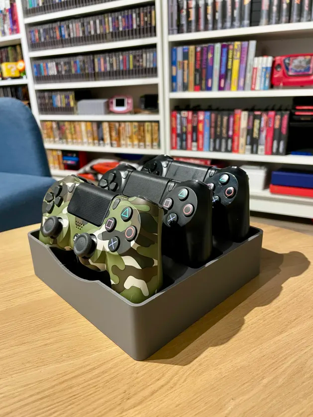DadRacer84's tweet photo. Finding new ways to organize the game room. #gameroom #3Dprinting https://t.co/5rfhm57Xwu