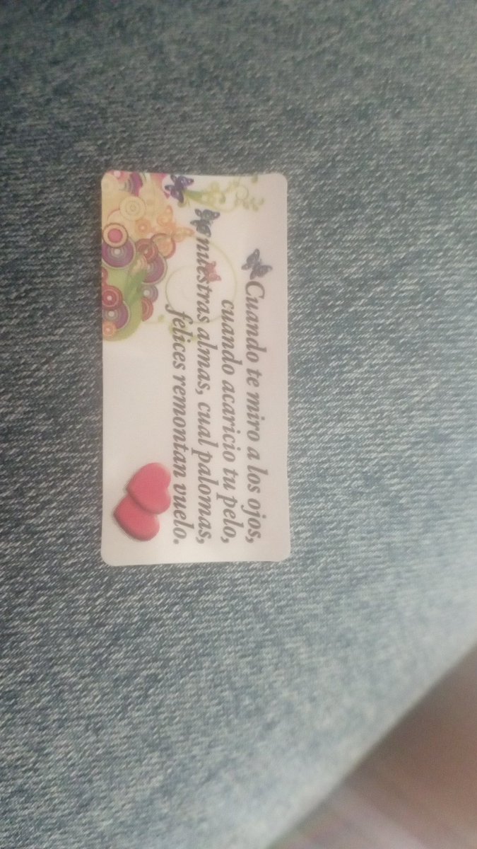 Soy exageradamente adicta a los Dos corazones, tengo una colección enorme de estos papelitos