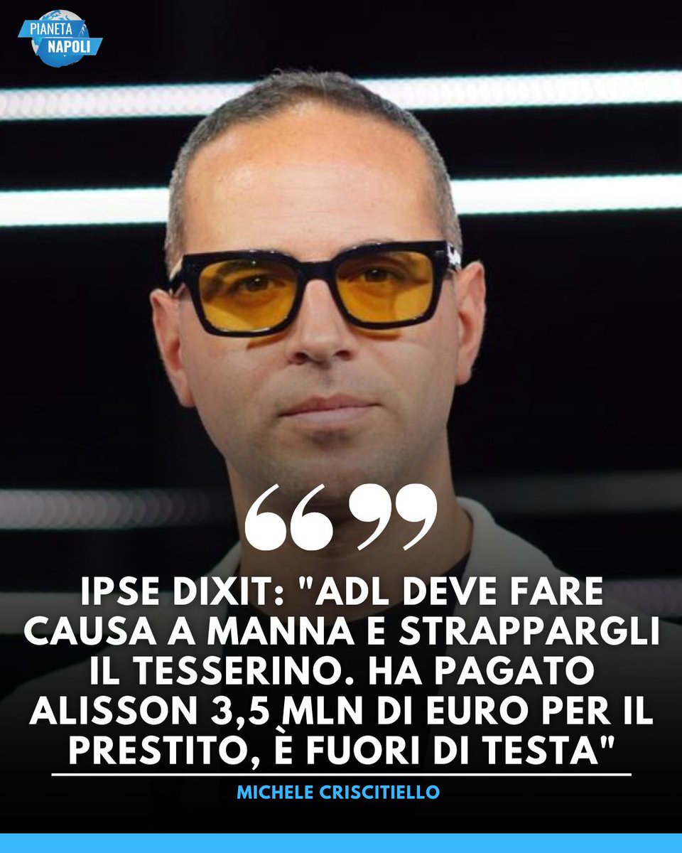 PianetaN's tweet image. 🫣 Forse il tesserino lo dovrebbe strappare qualcun altro... 

🤔 Cosa ne pensate?

#SscNapoli #Criscitiello #Manna #Calciomercato #AlissonSantos