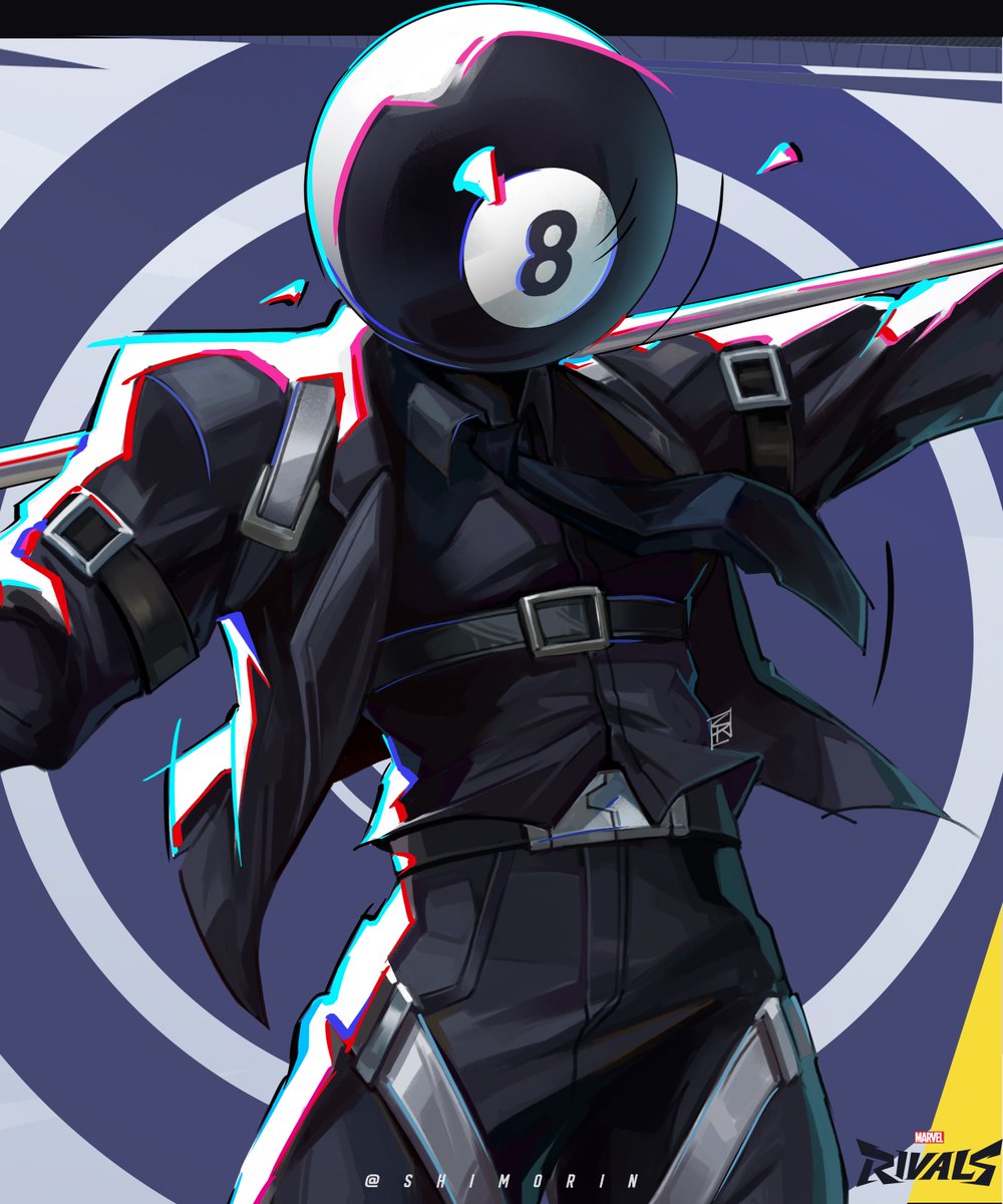 shim0rin's tweet photo. 8-BALL IN MARVEL RIVALS🎱?

Commissioned by @FractiousBump6 🩵✨

#MarvelRivals #Marvelrivalsfanart #8ball https://t.co/GPSuLJsDBl