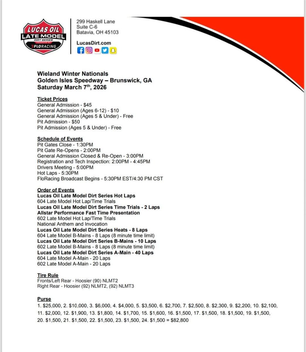 Golden Isles Speedway tweet media