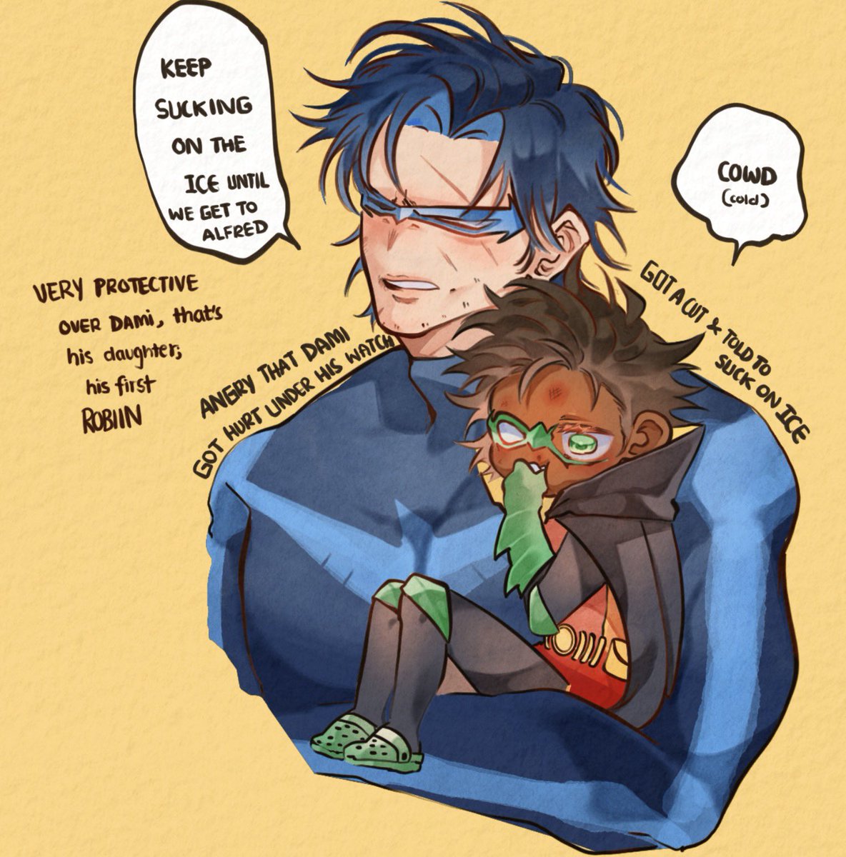 hanaischillin's tweet image. Fem!Dami  for the win 

#DamianWayne #batfamily #BatFam