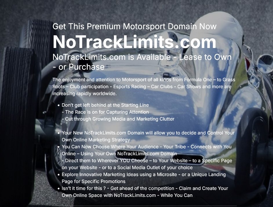 MotorsportDomainsForSale tweet media