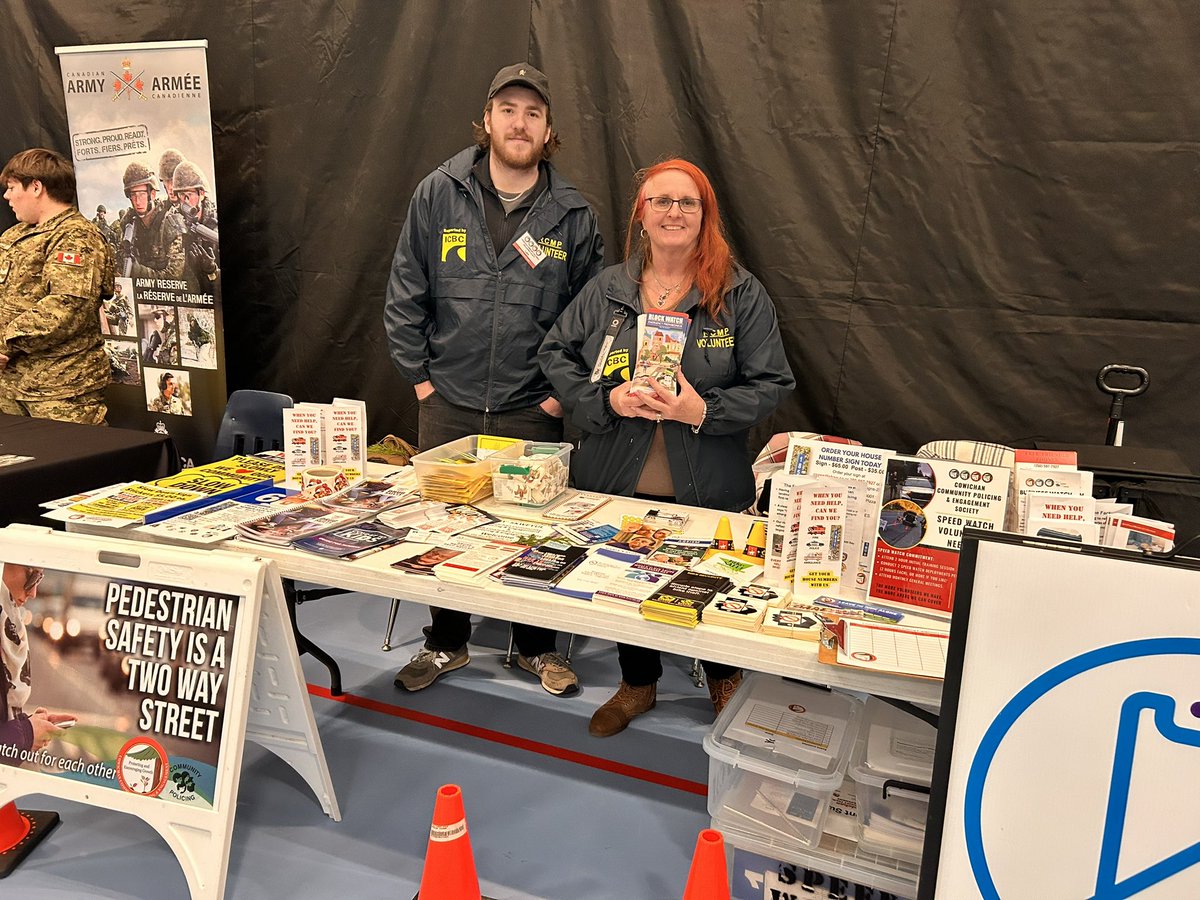 SCCPoffice's tweet photo. We had a great day of interacting with community, potential volunteers, those with aspirations to join RCMP in their future at the @WorkBC Job Fair.  We look forward to supporting them through Volunteering at ccpes@shaw.ca 250-597-7927 sccp@shaw.ca  250-929-7222 @RoadSafetyCWoo https://t.co/xfIblDJUUX