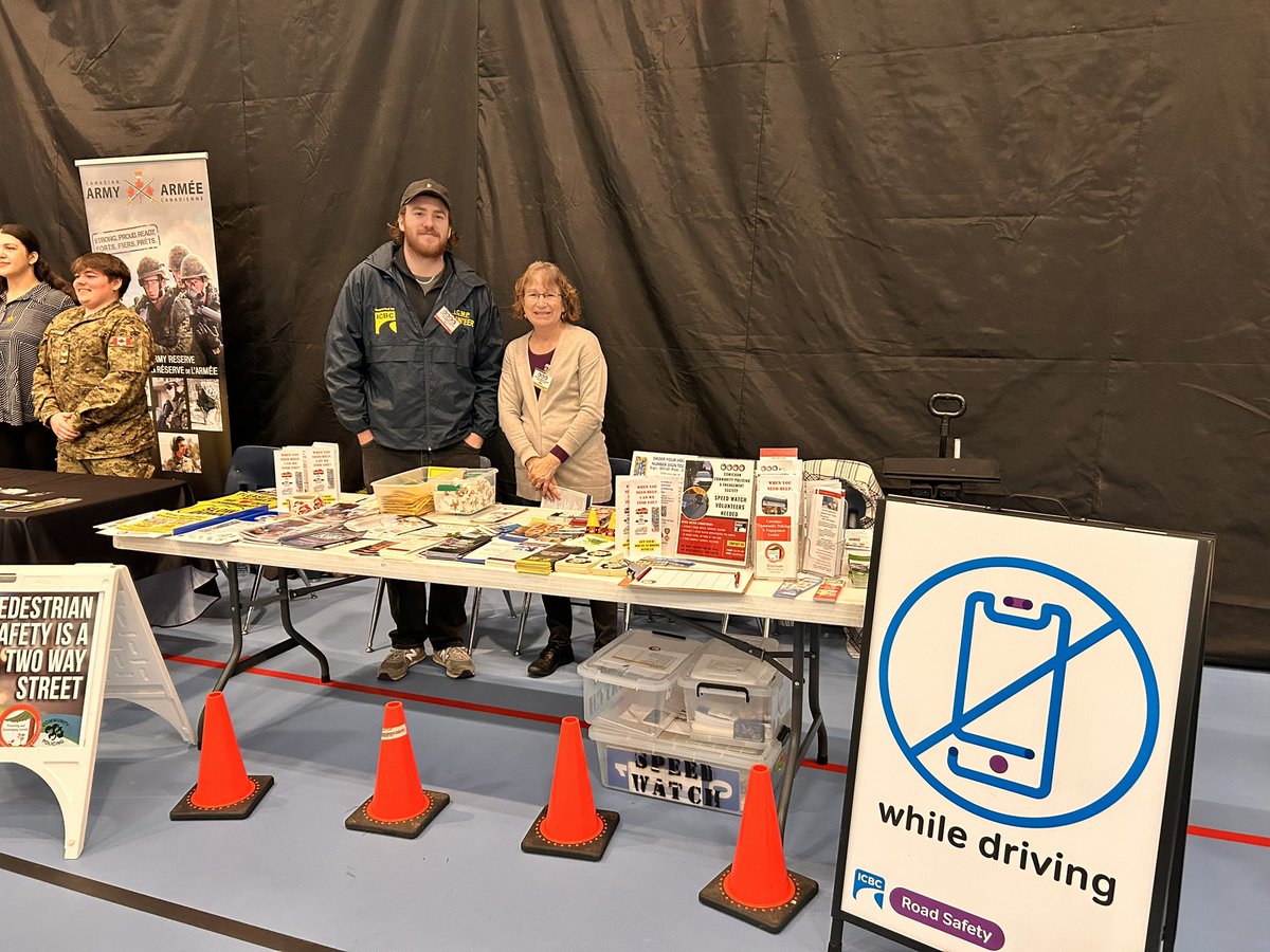 SCCPoffice's tweet photo. We had a great day of interacting with community, potential volunteers, those with aspirations to join RCMP in their future at the @WorkBC Job Fair.  We look forward to supporting them through Volunteering at ccpes@shaw.ca 250-597-7927 sccp@shaw.ca  250-929-7222 @RoadSafetyCWoo https://t.co/xfIblDJUUX