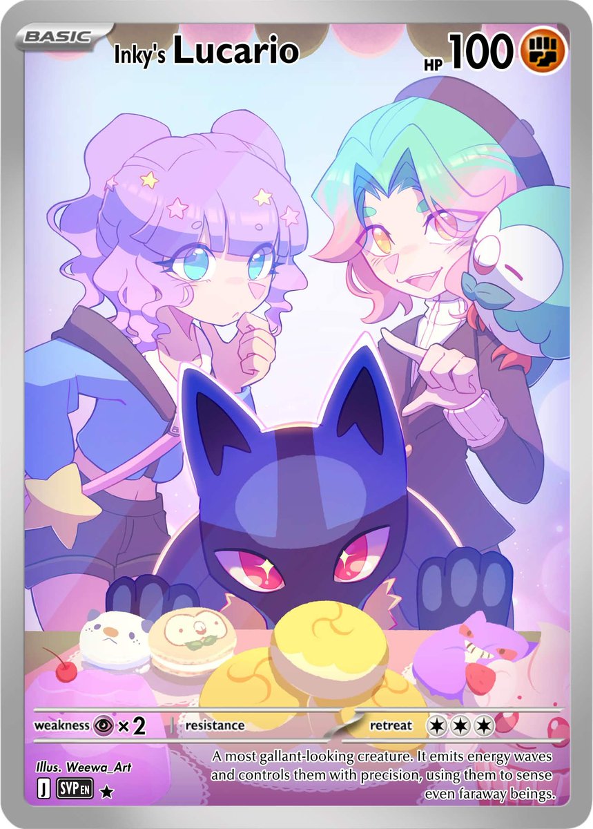 Custom card that I made some time ago ₊˚⊹♡