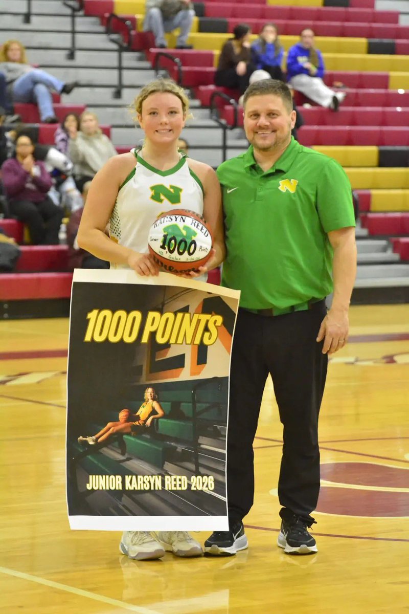 B_C_A_V's tweet photo. 🚨 BCAV NEWSWORTHY EVENT 🚨

Congratulations to junior Karsyn Reed of Narrows HS for scoring her 1000th point earlier this season! https://t.co/AdbpC3Tuyf