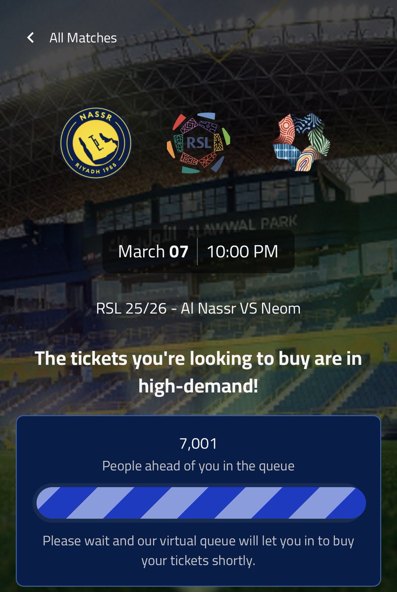 ارحمونا ومشوا الطابور خلوا العالم تحجز 

<a href="/VictoryArena_sa/">الأول بارك | ALAWWAL PARK</a>