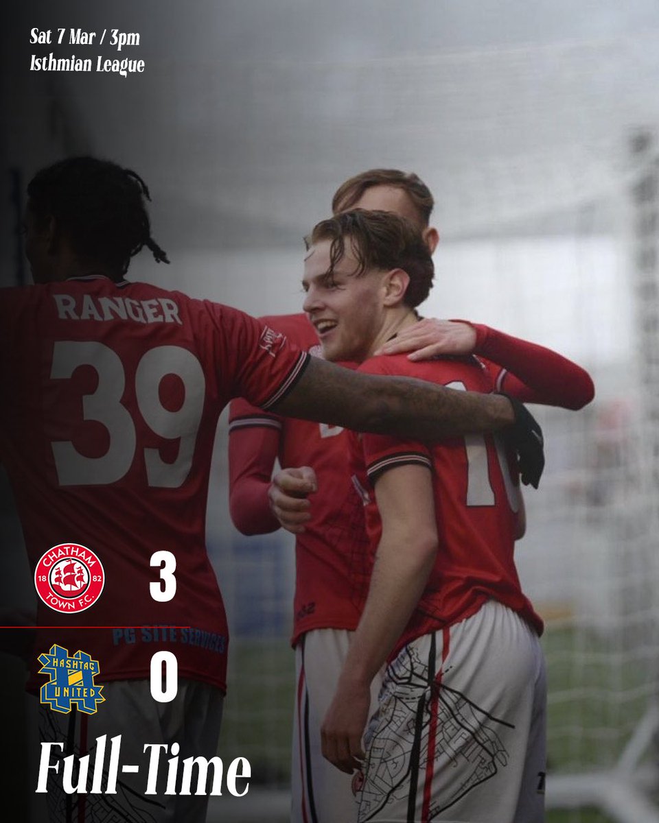 [FT] — Three points. Clean sheet. Job done at the Bauvill. 🤝

#CTFC 3-0 #TAGS 

🔴⚪️⚫️ #UpTheChats
