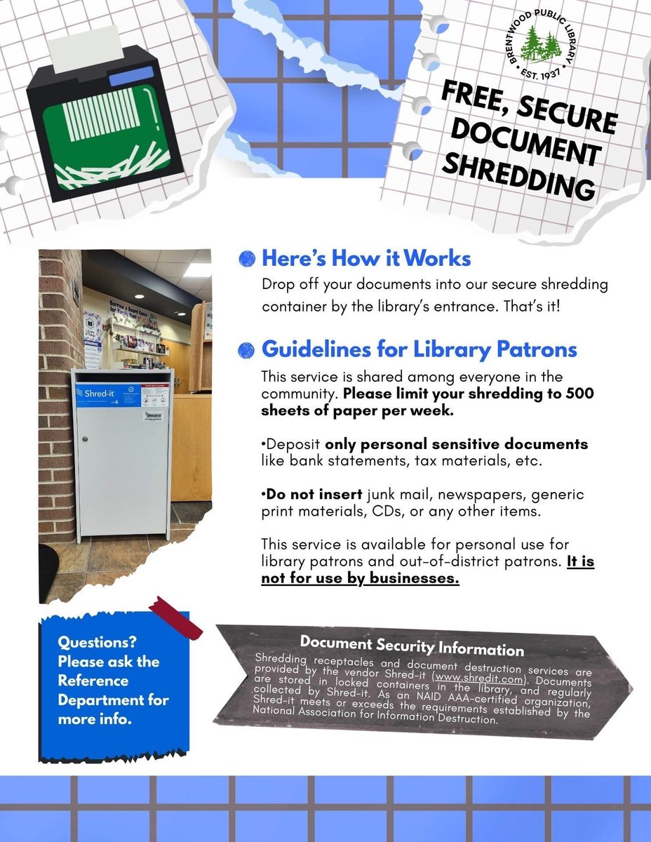 Brentwood Public Library tweet media