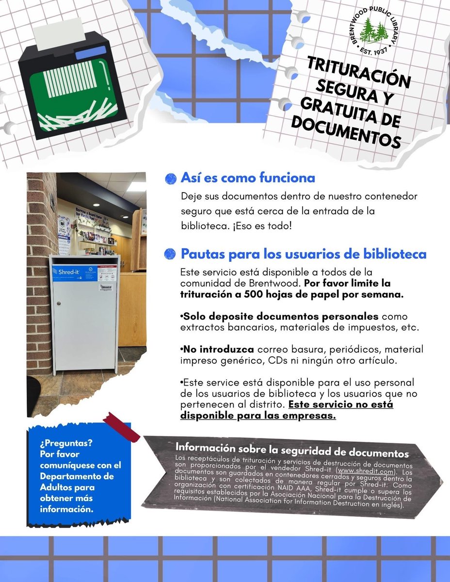 Brentwood Public Library tweet media