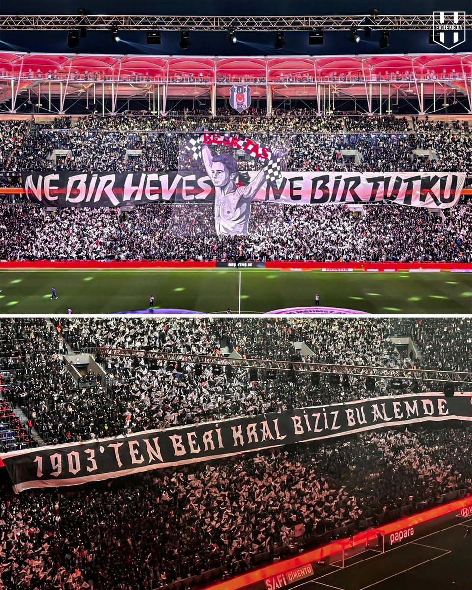 Dünyanın en büyük taraftarından muhteşem bir koreografi. 🔥