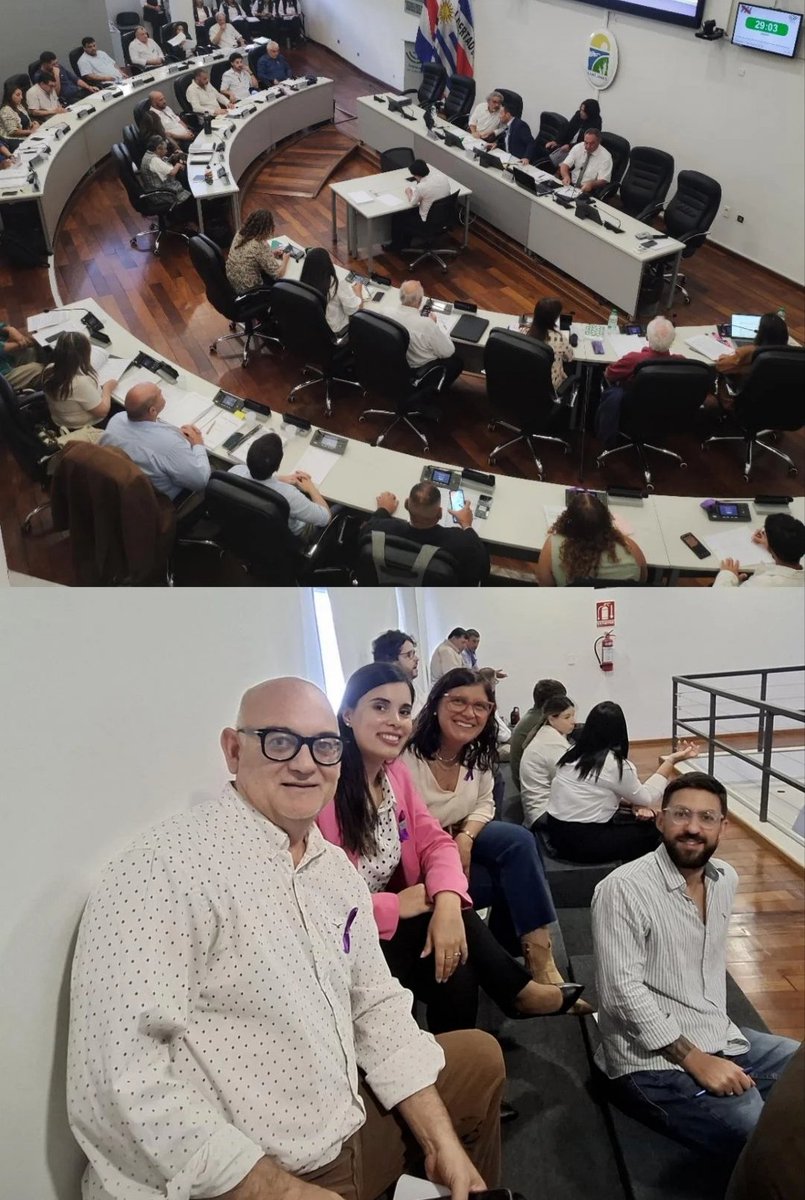 MariaSchents's tweet photo. Inicia la votación del presupuesto deptal, jornada sumamente importante donde se definen los destinos de los aportes de los vecinos de Canelones. Desde nuestro lugar estamos para controlar, analizar y velar por el buen uso de los recursos de la ciudadanía, con responsabilidad. https://t.co/1Bc6mMaIV2