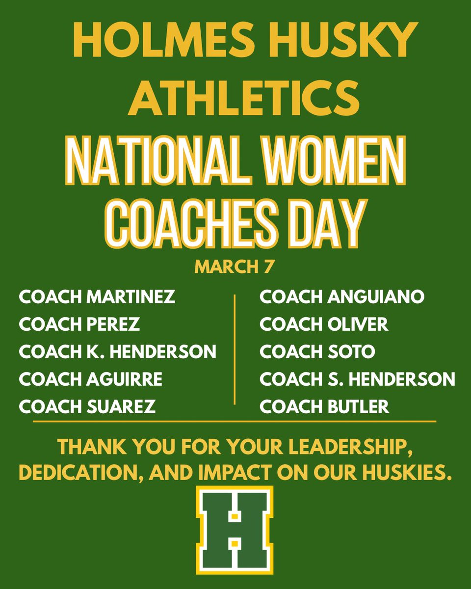 SA Holmes Athletics tweet media