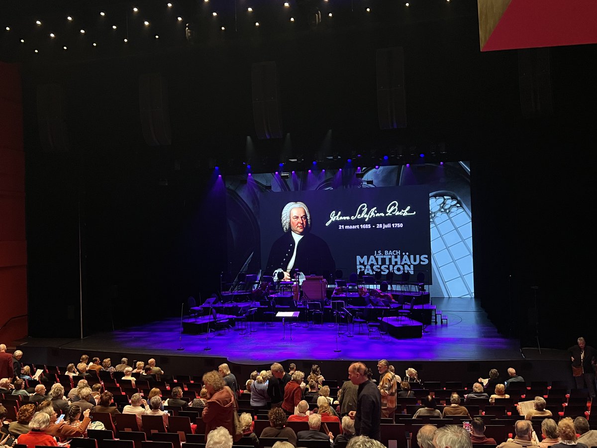Genoten van de #MatthausPassion in het #Afas theater Prachtige muziek en wat een mooie zaal met fijne faciliteiten ❤️🎶