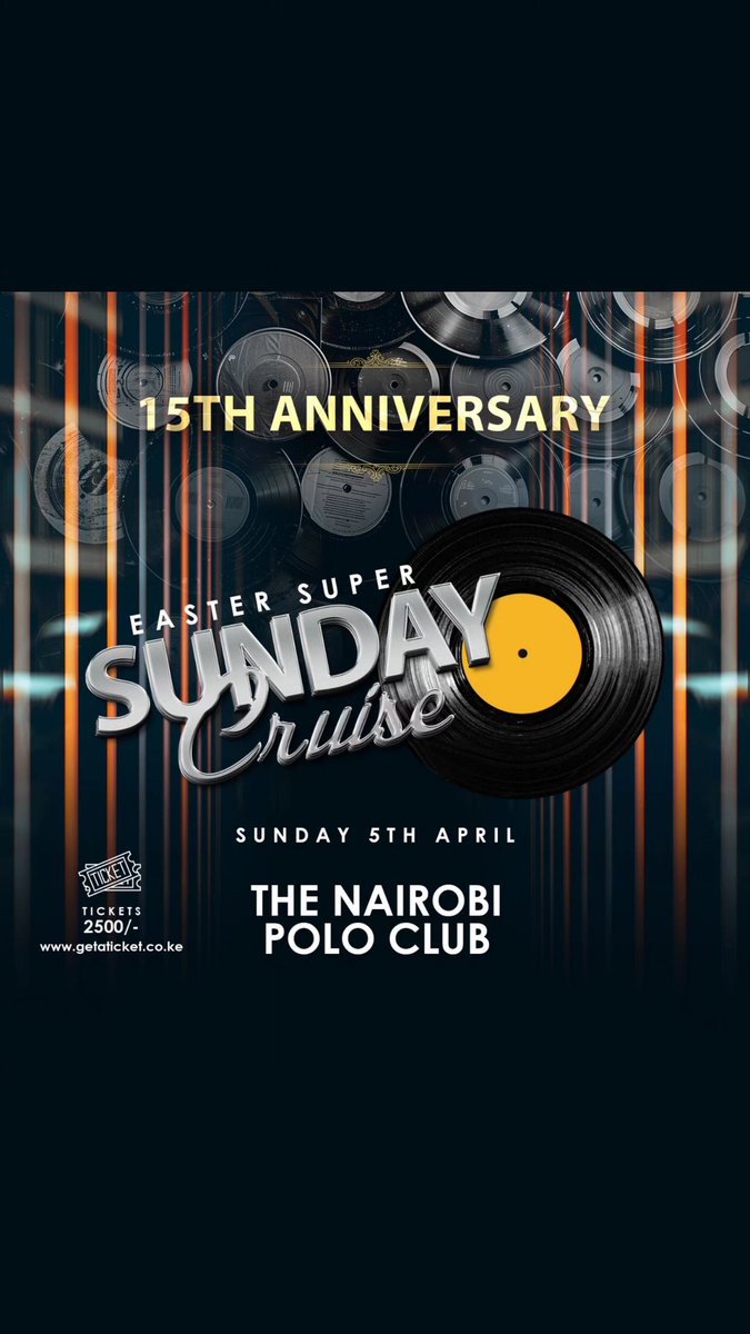 TheSundayCruise's tweet photo. Save the date 
@DjNijo https://t.co/oksUmtUJam