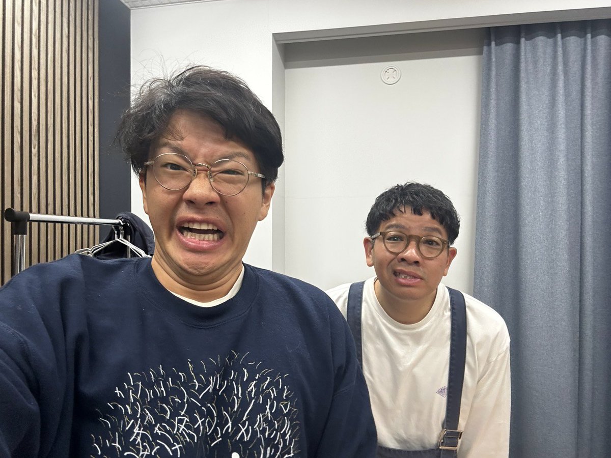 #兄弟でんぱ
今日もお昼13時から⚡️⚡️

・たくや兄さんは素晴らしい
・NGKでスターウォーズやってみた
・イライラさせて
・にっくんに厳しい昴生

ぜひお聴きください！！
📻radiko.jp/share/?sid=KBS…