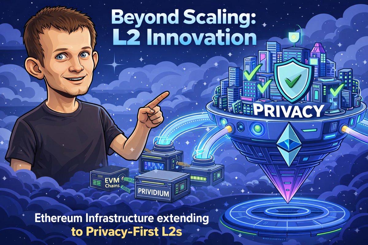 Crypto infrastructure is evolving.

The next generation of L2s shouldn’t just replicate EVM blockspace. The real opportunity is adding new capabilities on top of @Ethereum security.
That’s why Prividium is interesting.
Built with <a href="/zksync/">ZKsync</a> technology, Prividium treats privacy as a