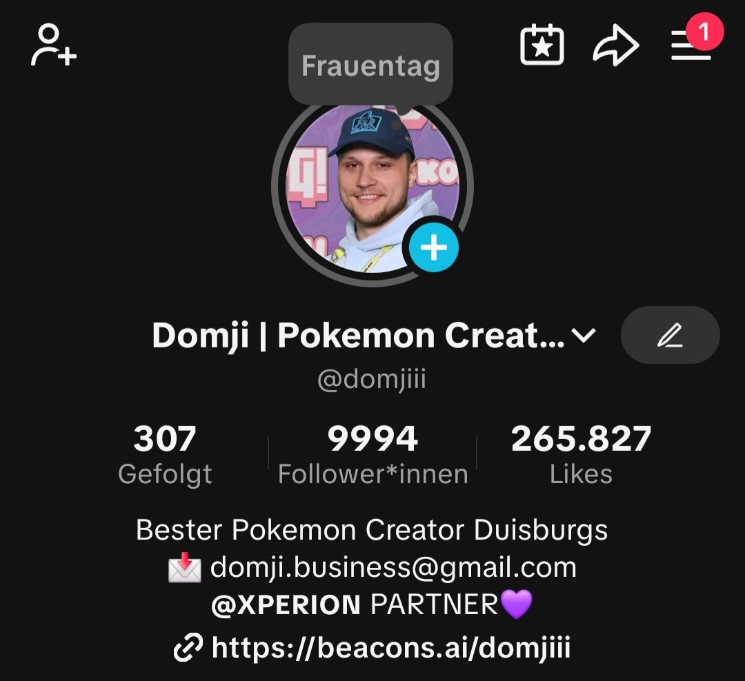 Seit über einem Jahr gegrindet und jetzt stehe ich kurz vor den 10.000 Followern auf TikTok.

BRO NUR NOCH 6 FOLLOWER, KÖNNT IHR VOLLMACHEN?