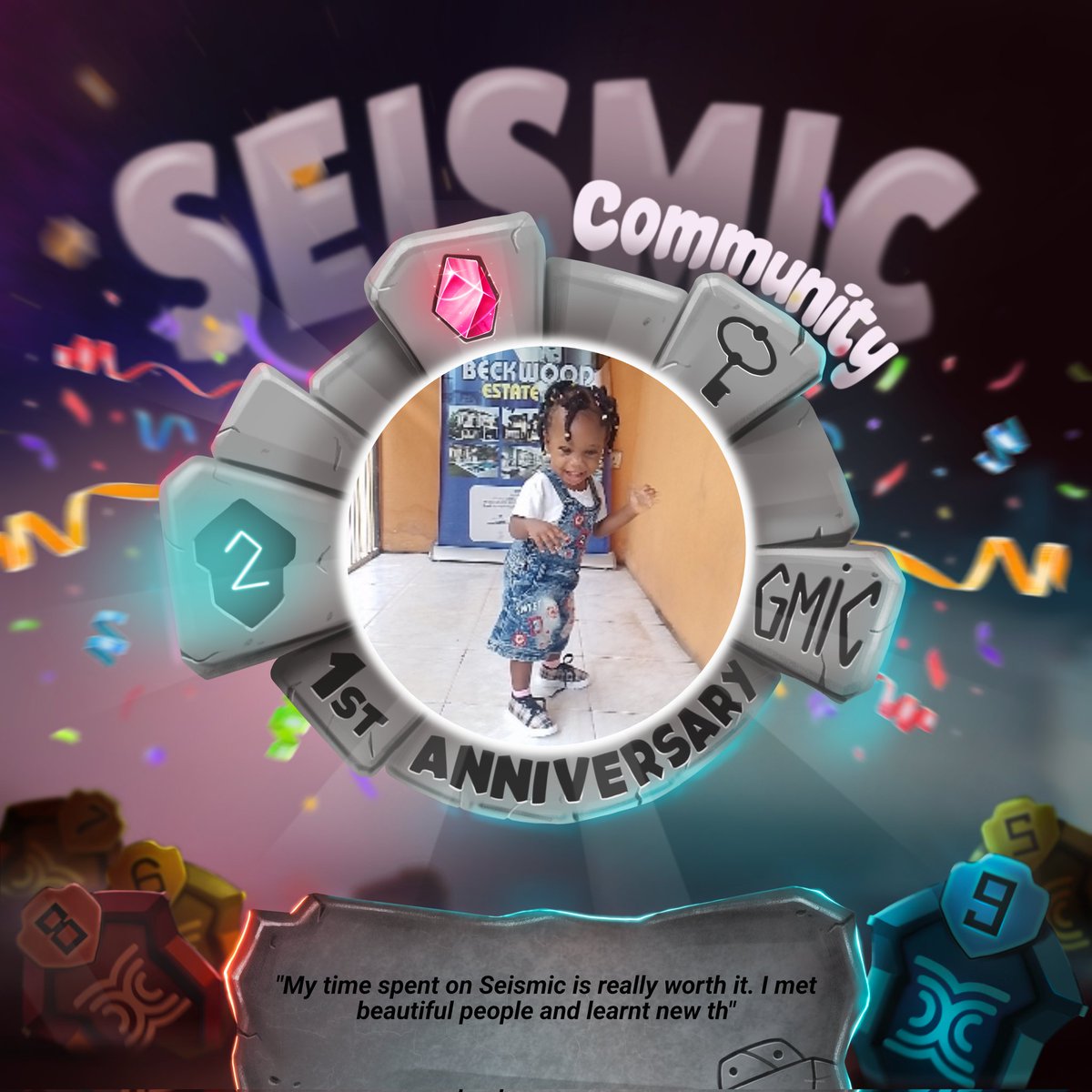 Happy one year anniversary to the Seismic communication 
I was live at AMA yesterday and it was great <a href="/lyronctk/">Lyron</a> <a href="/xealistt/">Xealist</a> <a href="/xplanettt/">Xplanet</a> <a href="/heathcliff_eth/">Heathcliff</a> <a href="/noxx/">ivan galic</a>
