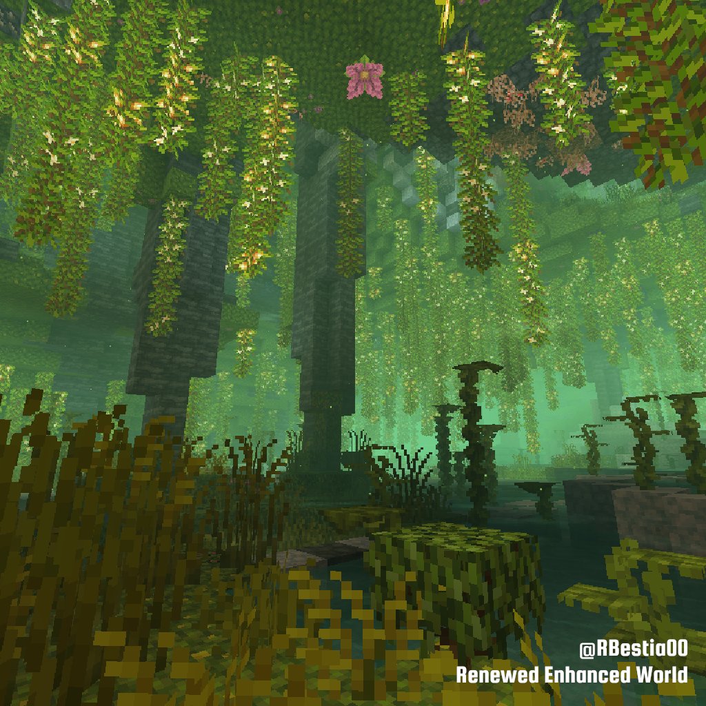 Texture Redesign - LushCave Plants: - Cave Vines - Glow Berries ...