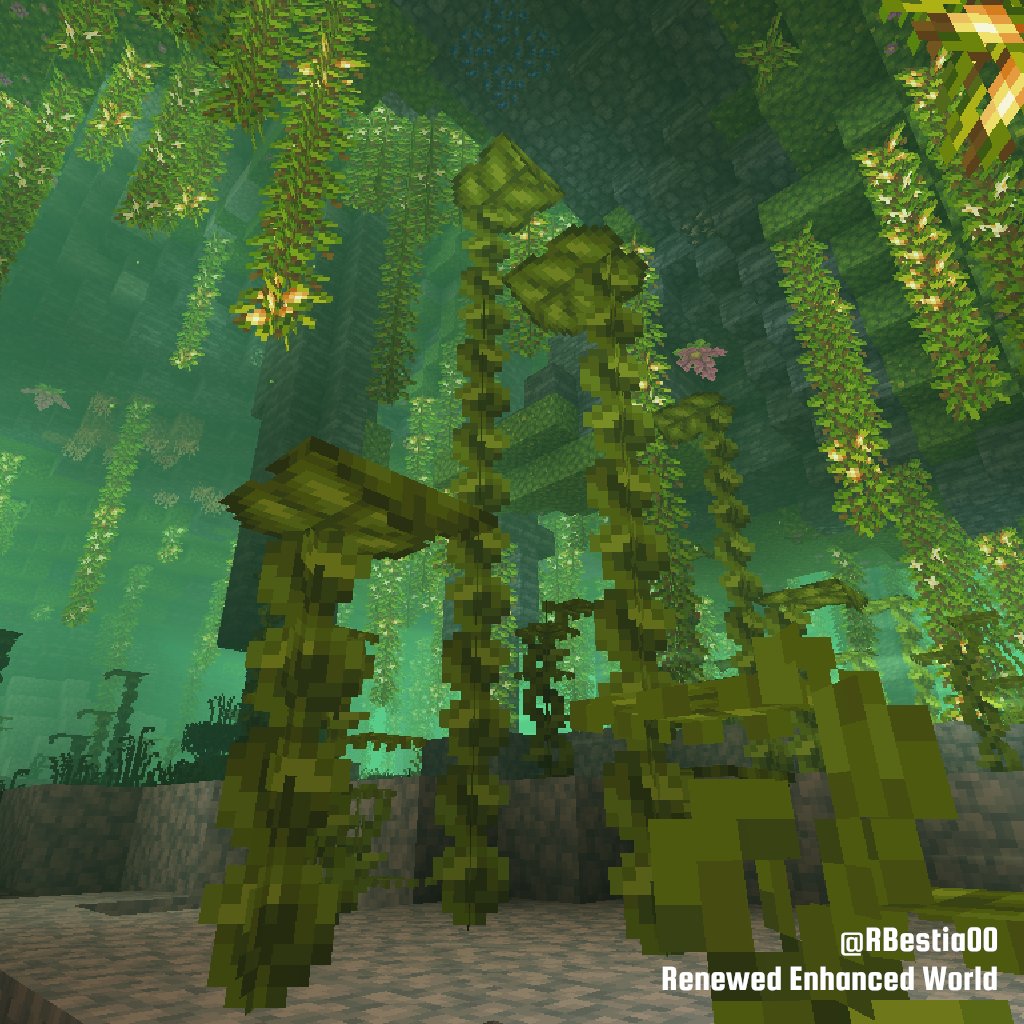 Texture Redesign - LushCave Plants: - Cave Vines - Glow Berries ...