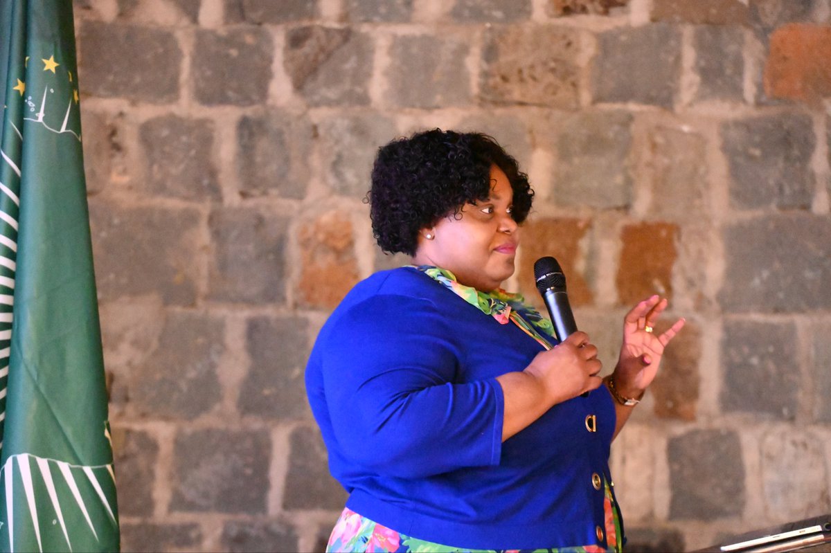 AU_HHS's tweet photo. H.E @amma_twumamoah led the @AU_HHS retreat to review her first year in office, assess the implementation progress of programmes & projects, analysed the 2026 #AMERT, partnerships & outlined priority thematic areas for the 2026���2029 calendar year.
📅6-7 March 2026
📍Debrezeit🇪🇹 https://t.co/ObNNNFrhMv