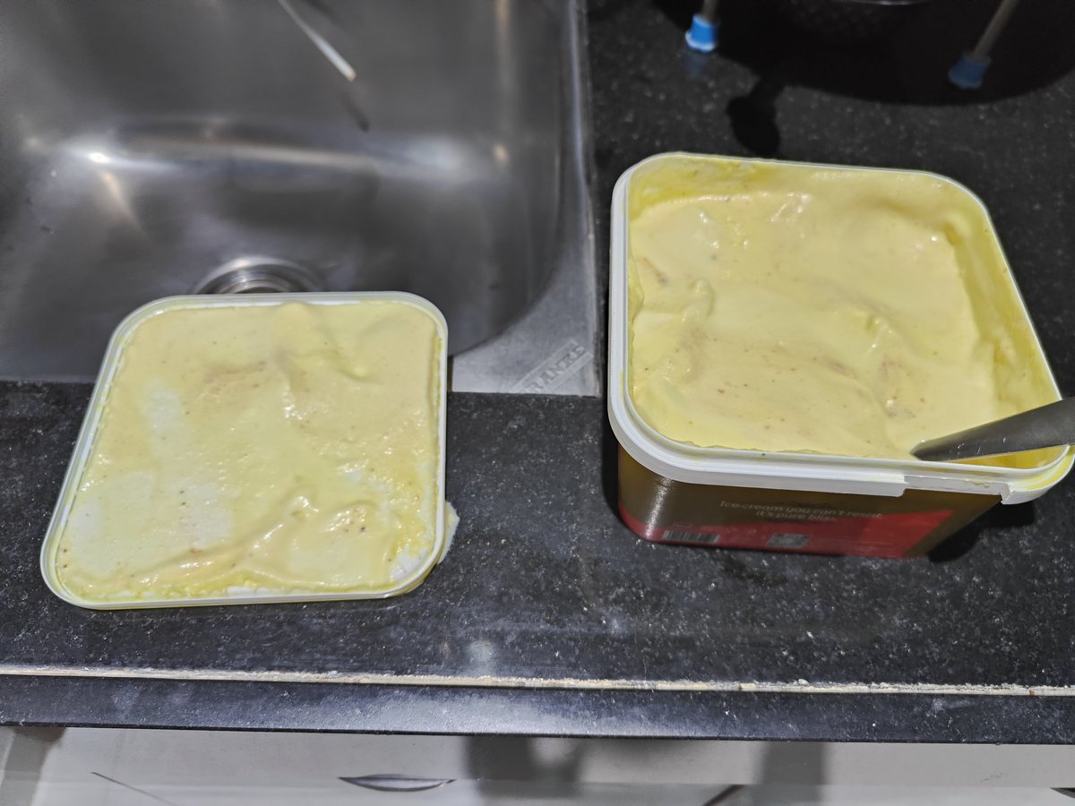 RohitWaje's tweet photo. Think well before ordering ice cream on swiggy Instamart. They deliver melted ice cream and then refuse the return. Worst experience. Not ordering from swiggy anymore. @Swiggy @instamart_it #swiggy #instamart #food #icecream https://t.co/6Lsj8Sh9Rv