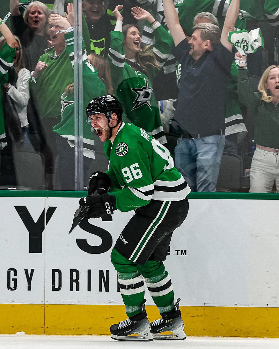 DallasStars's tweet photo. His UNREAL hat trick in Game 7 vs. Colorado 🧢 https://t.co/B3aq9aMAKj