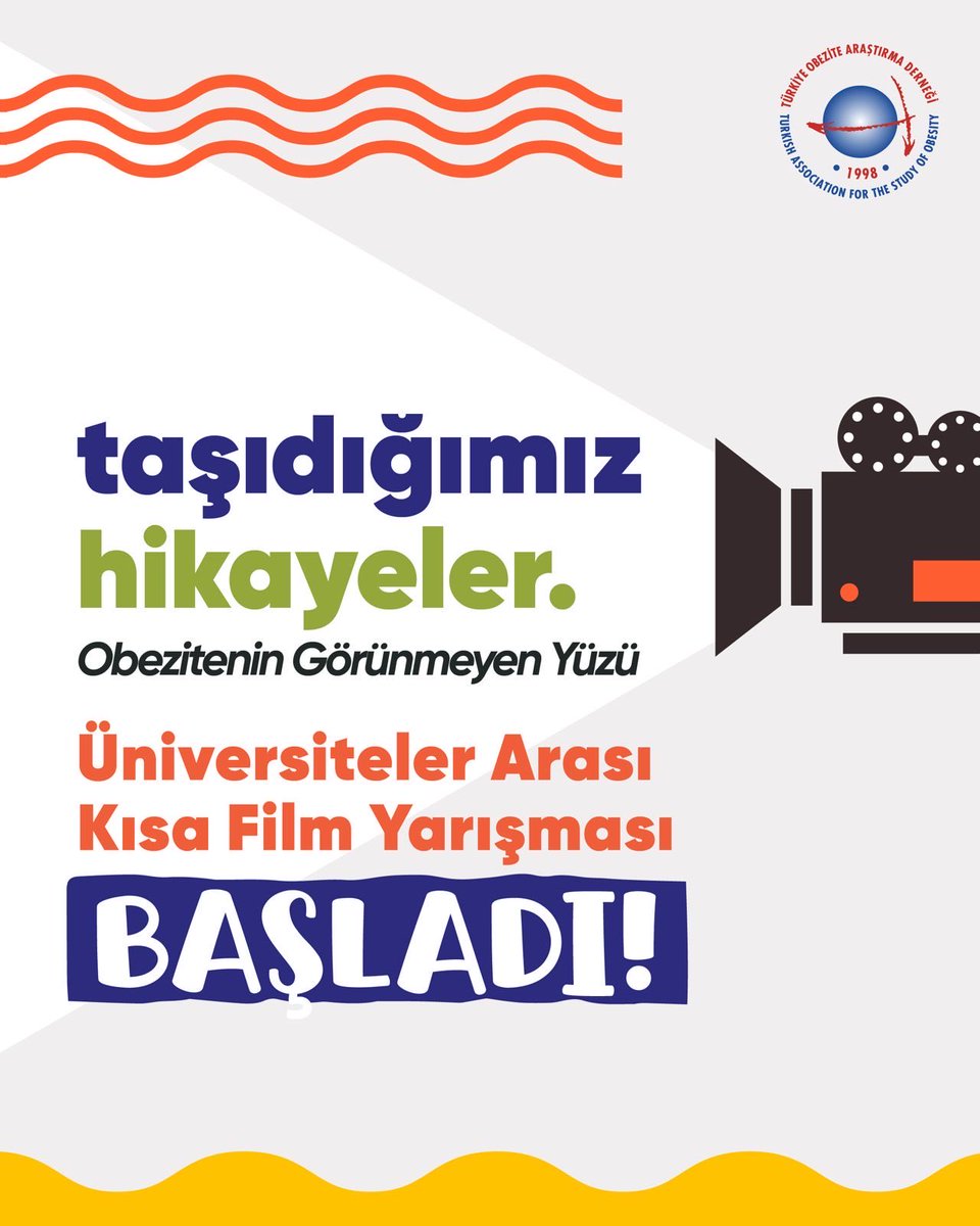 TOAD (Türkiye Obezite Araştırma Derneği) tarafından düzenlenen üniversite öğrencilerine yönelik Taşıdığımız Hikayeler Kısa Film Yarışması (Obezitenin Görünmeyen Yüzü), spesifik bir konuda ve obeziteli bireylere yönelik ayrımcılığa karşı bir yarışma