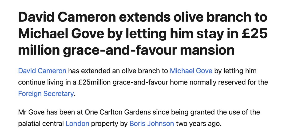 <a href="/michaelgove/">Michael Gove</a> How dare you? You saw Covid as an opportunity to line your own pockets &amp; help your donors to raid the public purse.
You should be tried for 'misuse of public funds' &amp; 'abuse of public office'. In a less deferential country you would be on trial.
At least give back your peerage.