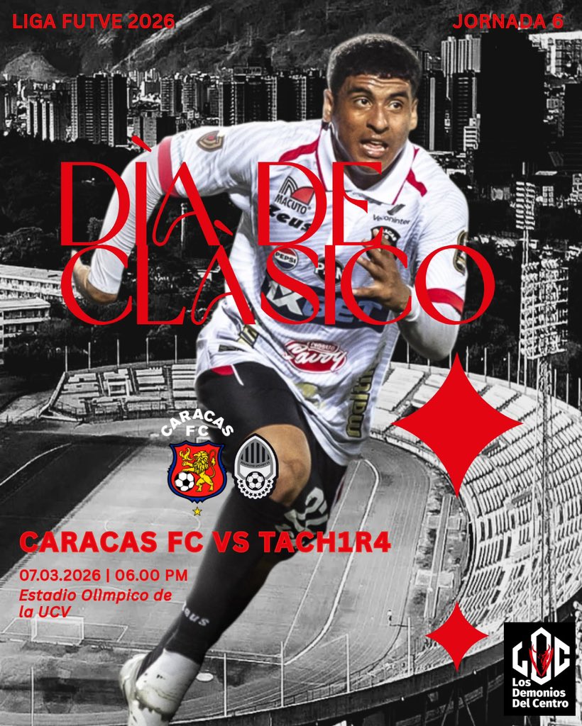 LDC_CFC's tweet photo. HOY JUGAMOS!! 🏟️

#FutVe 
#SomosCaracas 
#HijoEternoTachirense 
#Tach1r4NoEsVenezuela 
#ClásicoEsVerteAbandonar https://t.co/b5yJASTiWt