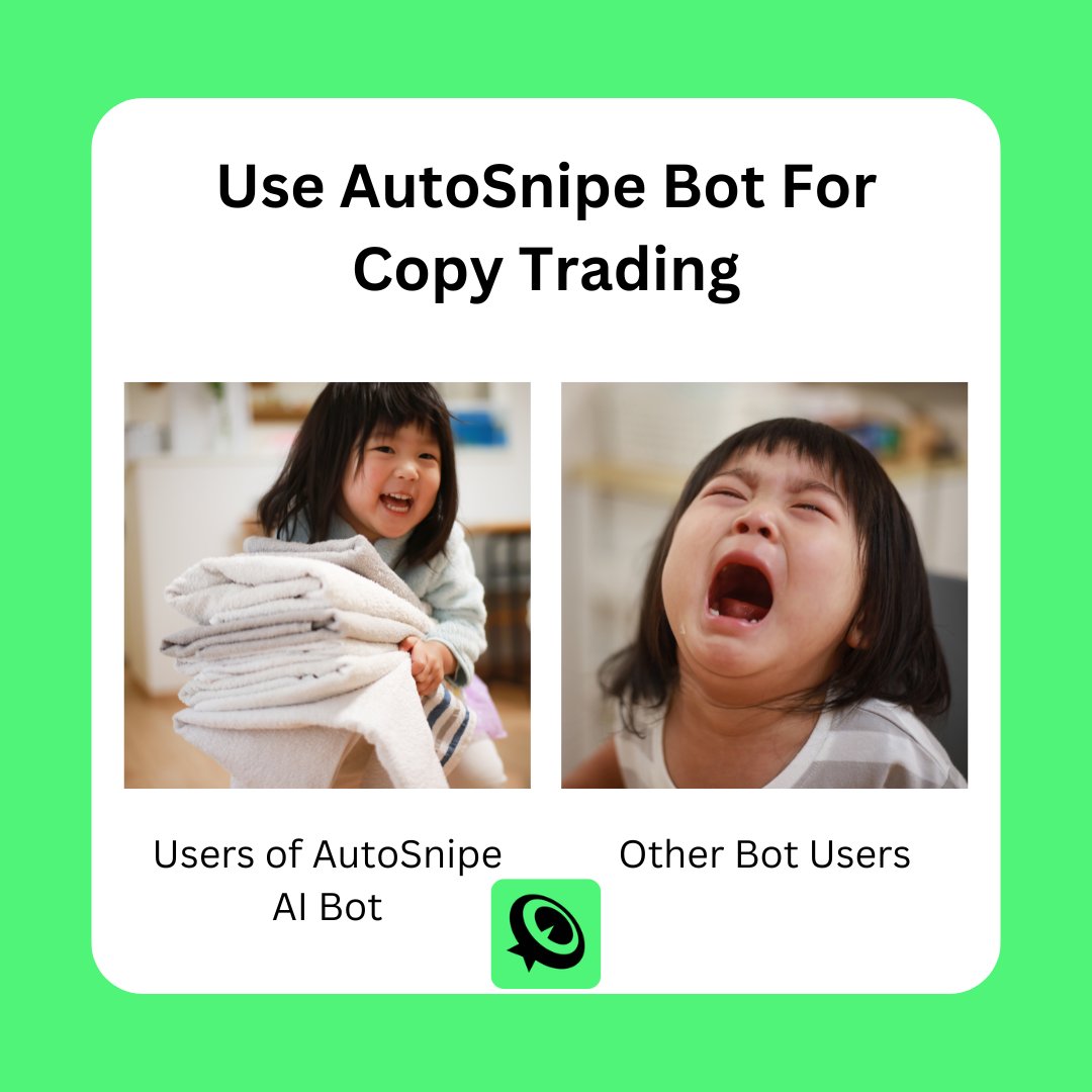 🤖 The Fastest Copy Trading Bot on <a href="/solana/">Solana</a> - <a href="/autosnipeai/">Autosnipe</a> ⚡

It has improved Copy Trading &amp; it really changes the game. 

Trade #memecoins with ease on AutoSnipe bot, Autosnipe enables you to find consistently successful memecoin on-chain wallets. 
Use : AutoSnipe.ai/r/rahul