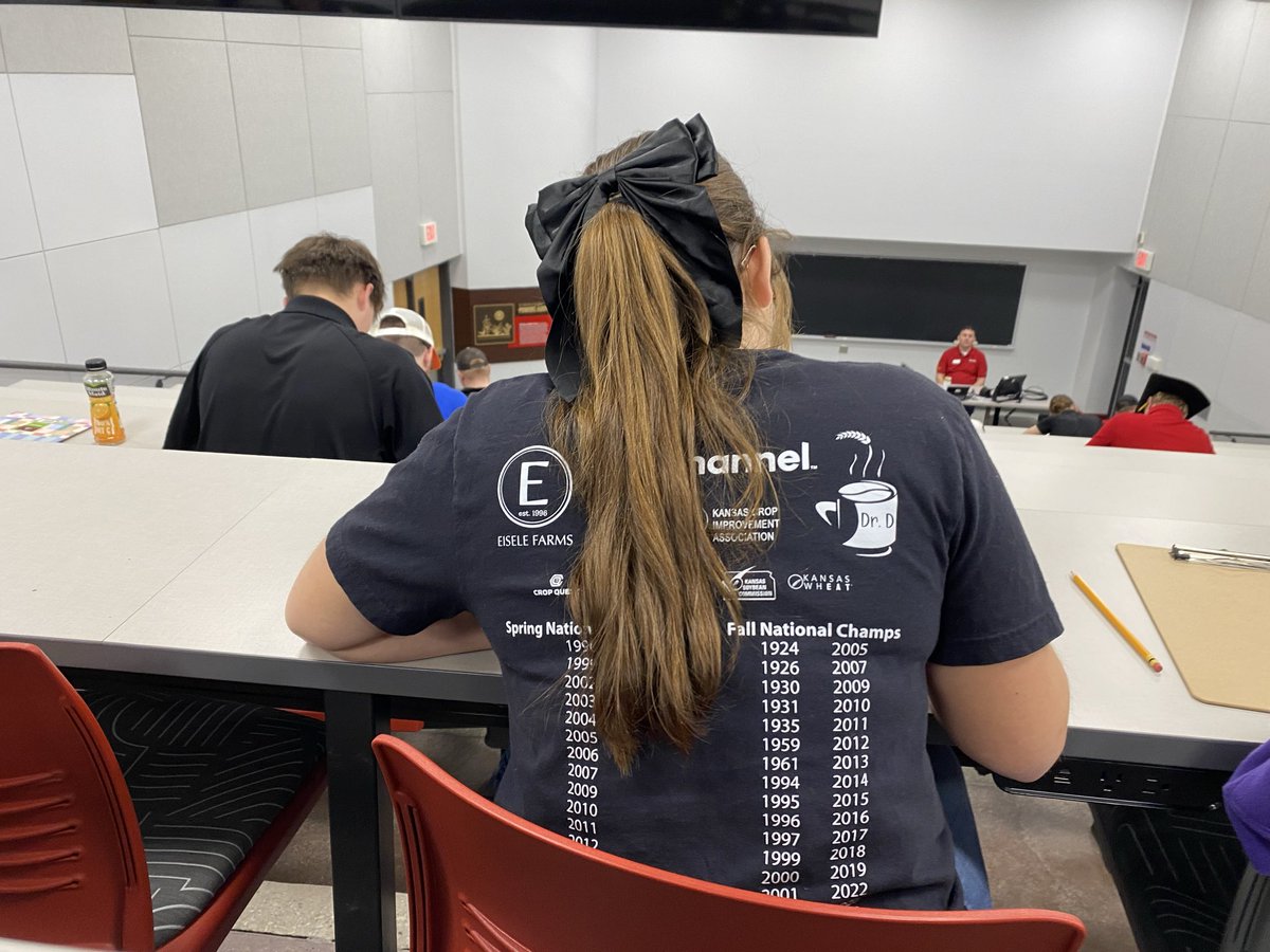 K-State Crops Judging tweet media