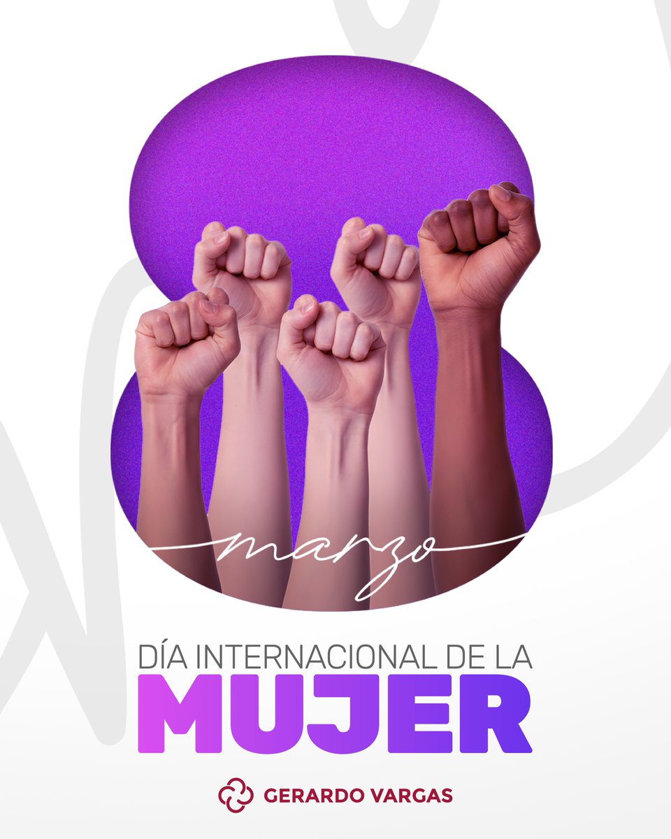 GVargasLanderos's tweet photo. Este 8 de marzo, conmemoramos una fecha para reconocer la lucha histórica de millones de mujeres por la igualdad, la justicia y el respeto a sus derechos.
+Oportunidades = - Desigualdad.
Es un momento para reflexionar sobre lo que aún falta por construir como sociedad y para reafirmar el compromiso de seguir trabajando.
Escuchar, aprender y actuar también es parte del camino. #8M #DíaInternacionalDeLaMujer