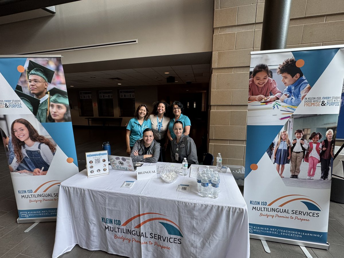 Miranda_Watson1's tweet photo. Multilingual at the Klein ISD Job Fair! https://t.co/UVkTvTwYDi