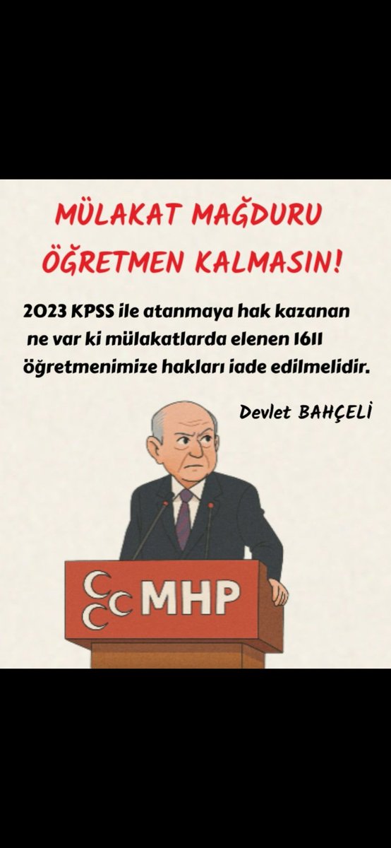 <a href="/MulakatPlatform/">Mülakat Mağduru Öğretmenler Platformu</a> 1611 öğretmenin emeği yıllarca süren bir mücadelenin sonucudur. Bu emeğin mülakatlarla yok sayılması kabul edilemez.
111
#MülakatMağdurlarıAnkarada
#1611İçinAdalet
#AnkaradaAdalet
#MülakatZulmüneSon