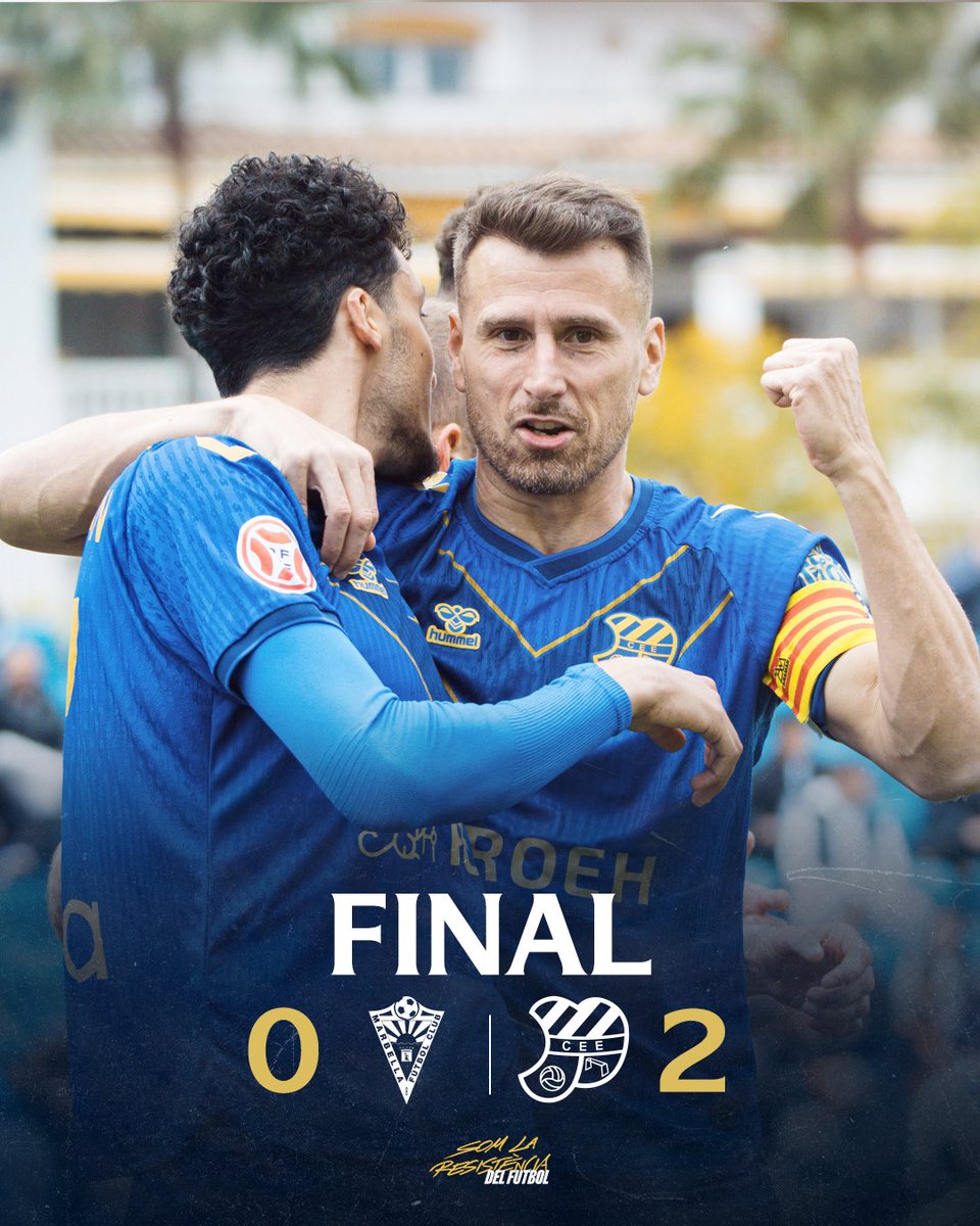 90’ | 🏁 𝐅𝐈𝐍𝐀𝐋

L’Europa signa una gran victòria a terres andaluses!

⚽️ 🔵⚪️ Adnane i Jordi Cano

Marbella 0 - 2 Europa

#MarbellaEuropa #1RFEF