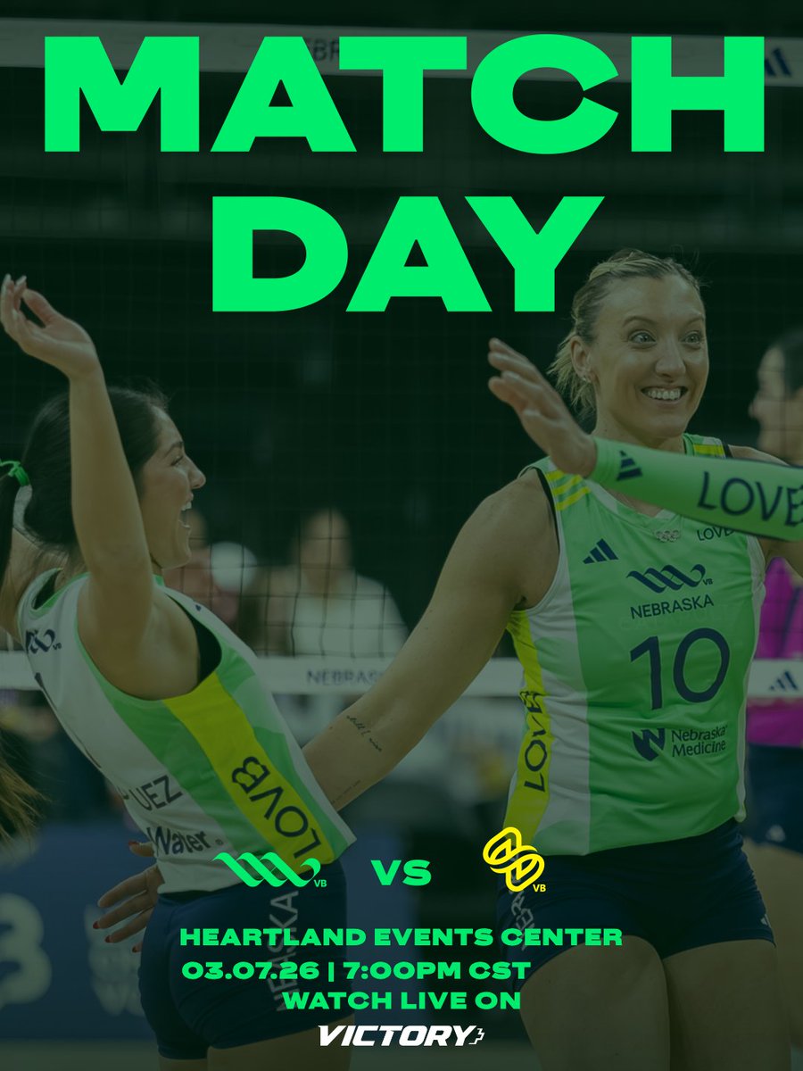 LOVB Nebraska Volleyball tweet media