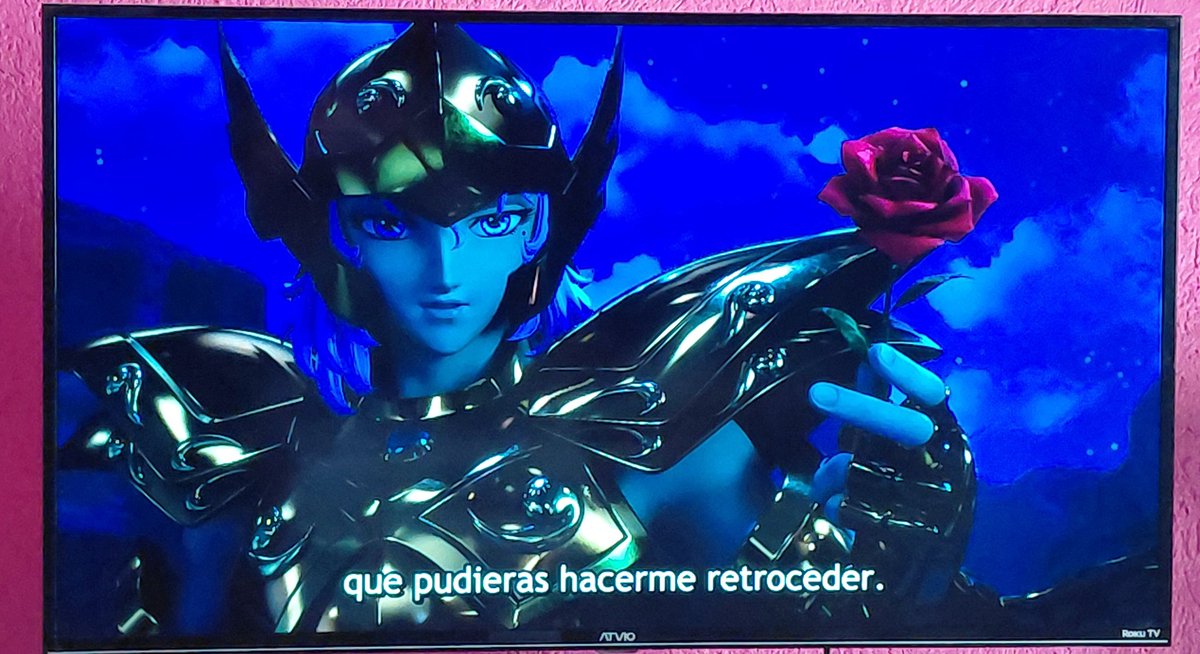 Blumen_Moonage's tweet image. Paren todo otra vez, Afrodita peleando con casco
#SaintSeiya #CGI