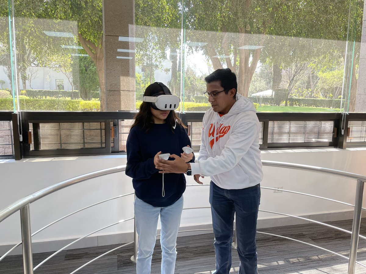 udlap's tweet image. ¡UDLAP a la vanguardia! Descubre cómo la realidad inmersiva y la inteligencia artificial se aplican en la investigación y la enseñanza en la demo del Immersive Reality &amp;amp; AI Emotion Lab.
#ExpoUDLAP #RealidadVirtual #InteligenciaArtificial