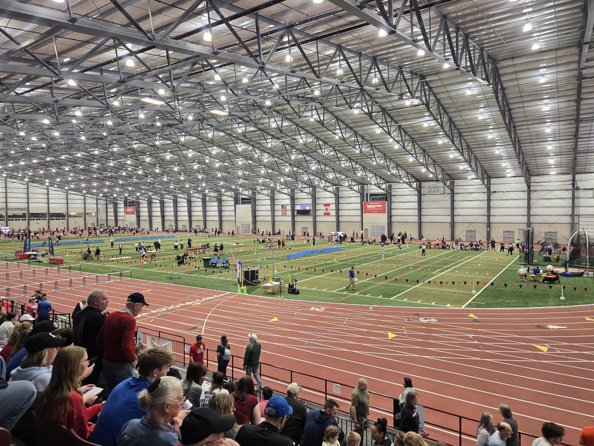 Wouldn't want to spend our Saturday anywhere else! Kairi and her relay teammates qualified for the indoor state meet in the 4x200 and 4x400!!! Go Colts!  <a href="/Meadowbrook_ATC/">Michael Marston, AT</a>