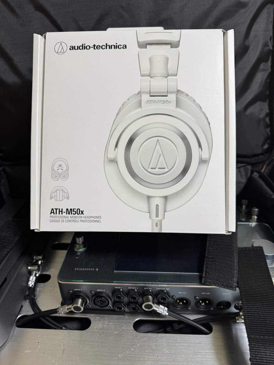 QC練習用に買ってみた。
音質はめちゃくちゃいい、、！
#QuadCortex
#AudioTechnica
