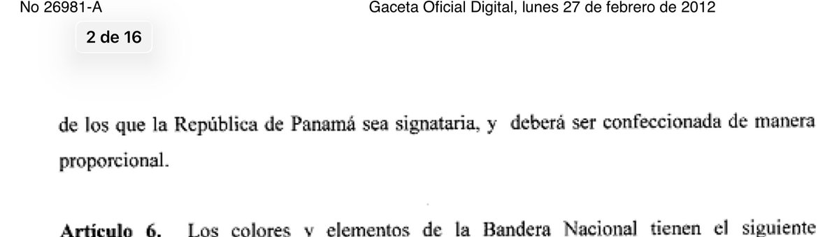 Esa no es la bandera de la República de Panamá, de acuerdo con lo establecido en el artículo 5 del Texto Único de la Ley 34 de 1949, que adopta los símbolos de la nación y reglamenta su uso.

gacetaoficial.gob.pa/storage/gaceta…