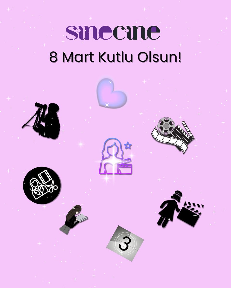 Tüm kadın sinema emekçilerinin gününü kutluyoruz. #8Mart