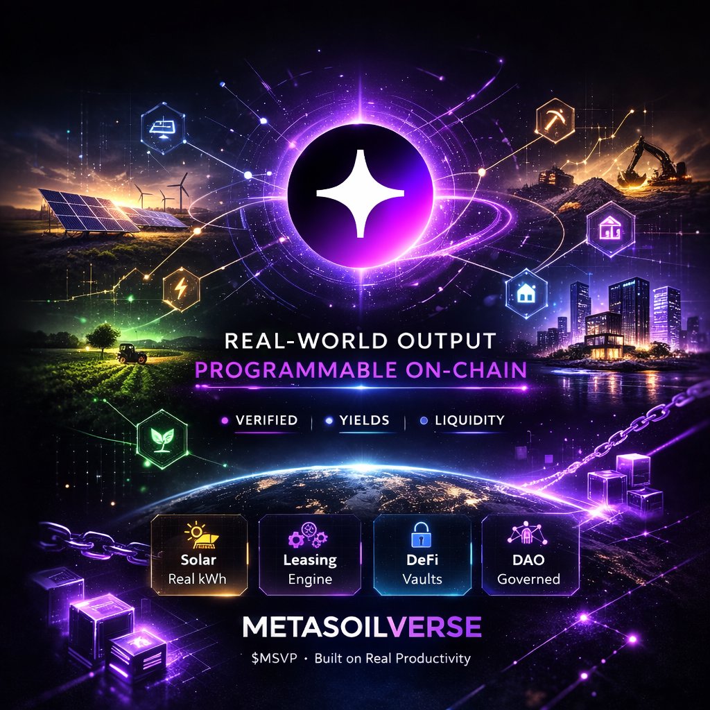 Olamide_riil's tweet photo. RWA keeps coming up more in blockchain conversations lately
Interesting to see how projects like @metasoilverse are exploring ways to bring sectors like agriculture, mining &amp; real estate on-chain
Now featured on @BingXOfficial
Join me 
https://t.co/uIfxNBq6Vp⁠�
#BingXBlast https://t.co/vamawu5NiI